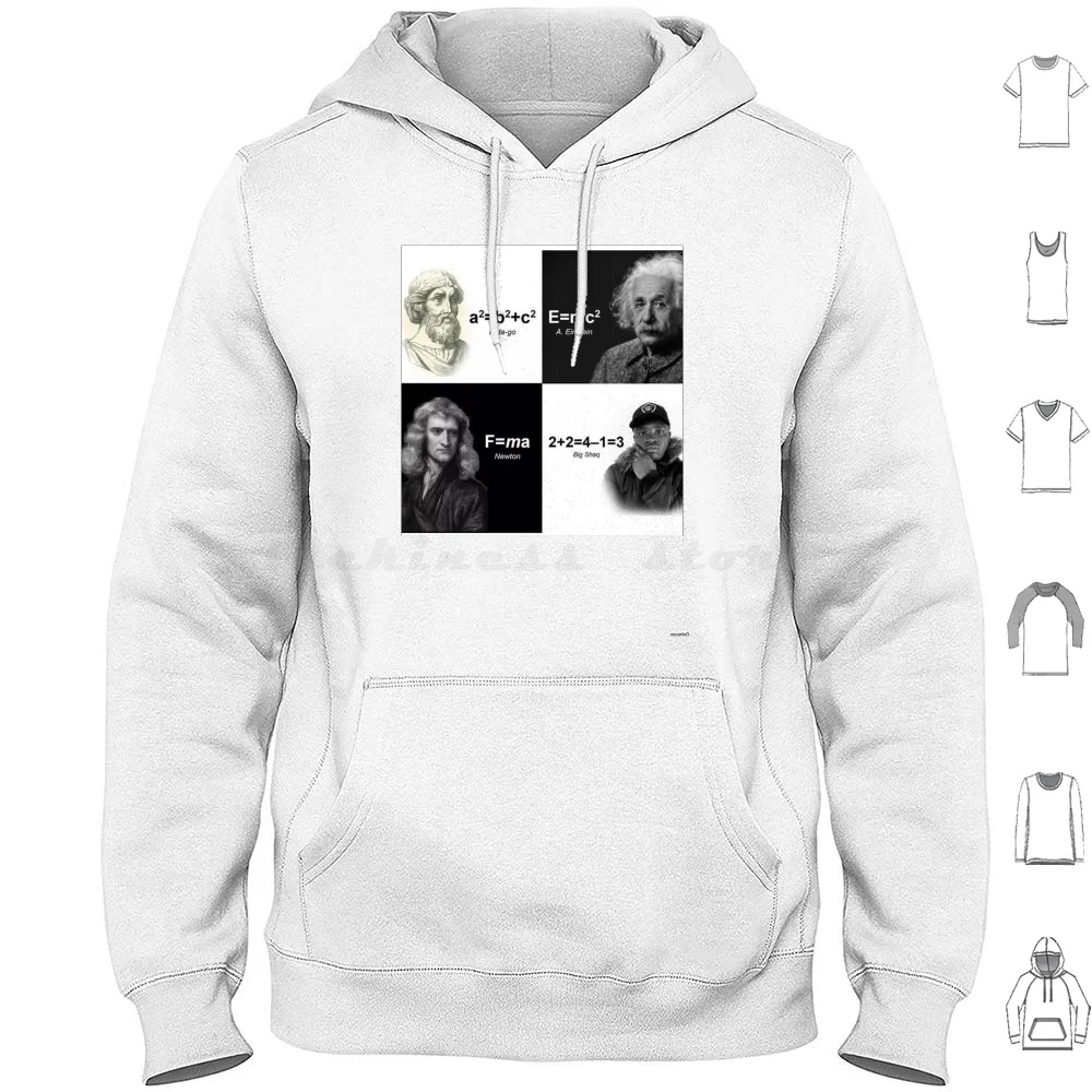 Sudaderas con capucha Mafs de manga larga Quick Maths Big Shaq Shaq Shack Shak Shaq Attack Quick Maths Ting Goes Skraaa Mafs Meme Negro