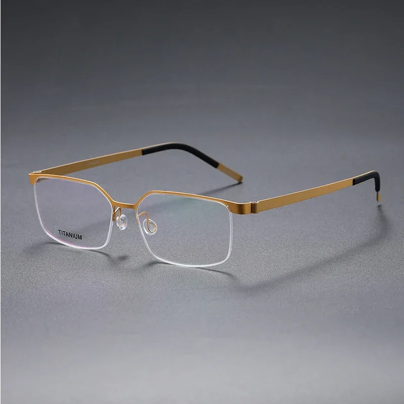 Eyeglass Frames Women 7422 Denmark Titanium No Screw Korea Glasses Frames Optical Ultra-light Rectangle Eyeglasses Men