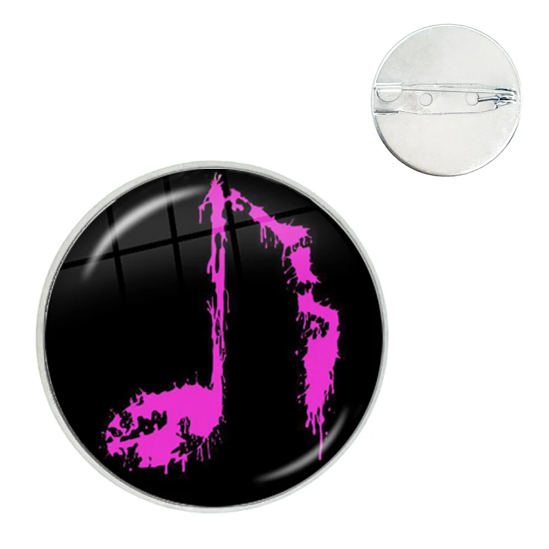 الإبداعية أنا أحب Maretu القلب زجاج قبة دبابيس قميص التلبيب حقيبة الملابس قبعة شارة الكرتون دبابيس هدية #6