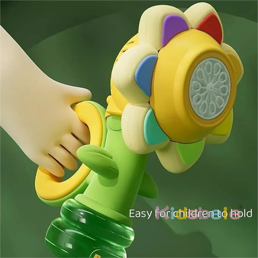 Automatic Bubble Machine  Dancing Flower Bubble Machine for Kid Party Bubble Maker For Bath Picnic For boy girls