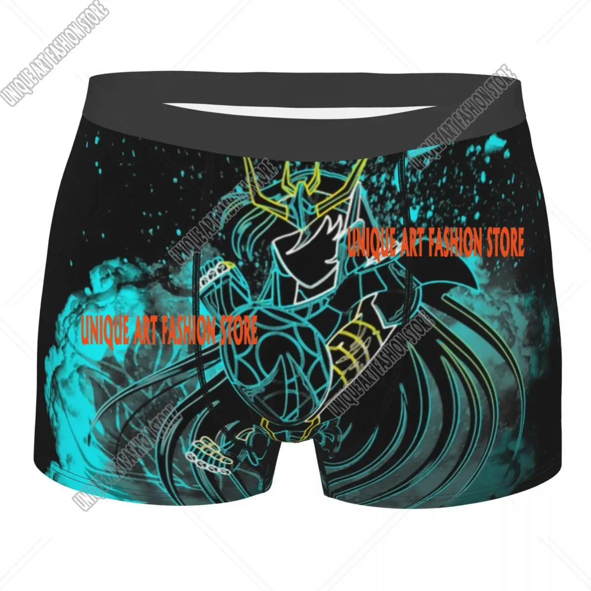 Custom Soul Of The Dragon Underwear Men Breathable Saint Seiya Knights of the Zodiac Boxer Briefs Shorts Panties Soft Underpants