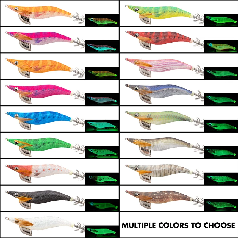 ياماشيتا مضيئة الخشب الروبيان EGI-OH F خطاف صيد على شكل سمكة الصيد الحبار الطعم قارب البحر الصيد إغراء 2/2.5/3/3.5 6.5 جرام/10 جرام/15 جرام/20 جرام