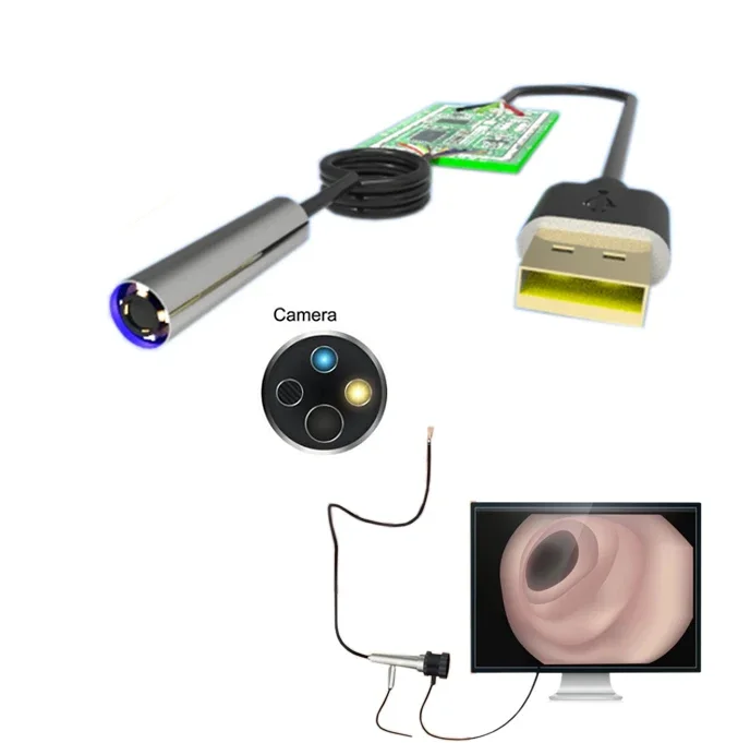 โมดูลสําหรับ Naspharygyoscope Laryngyoscope OVM9734 Mini Endoscope
