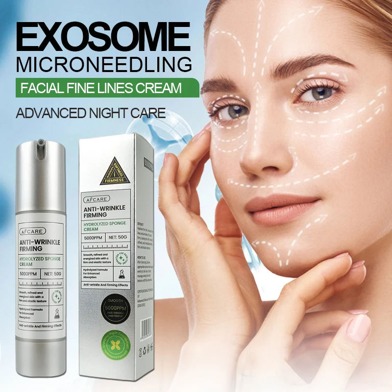Advanced Night Exosome Anti-Wrinkle Cream Anti Aging Line Fade Cream Firming Face Fine Skin Moisturizing Korean Care Serum