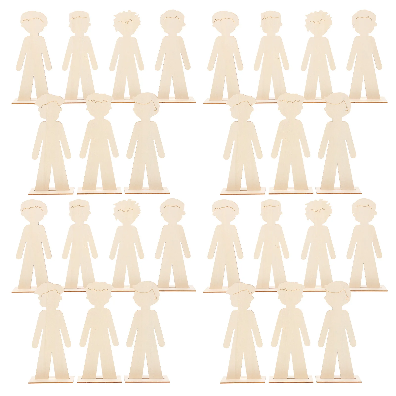 

40Pcs Handmade Wood Slice Decor: Smooth Blank Wood Discs for 's Art Activities Educational School Craft Decoration Kits