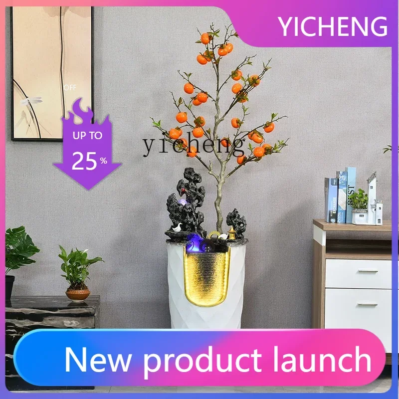LYY   modern simple circulating water fountain ornament water feature living room TV cabinet decoration