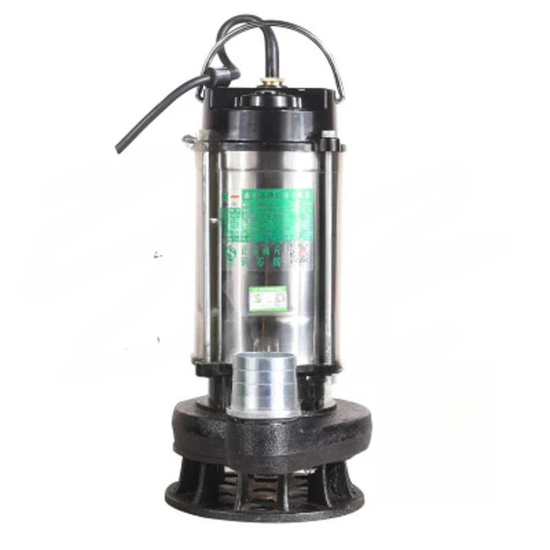 220V Stainless Steel Submersible Agricultural Pumping Garden Tools Sewage Self-Priming Pump Drainage Lrrigation