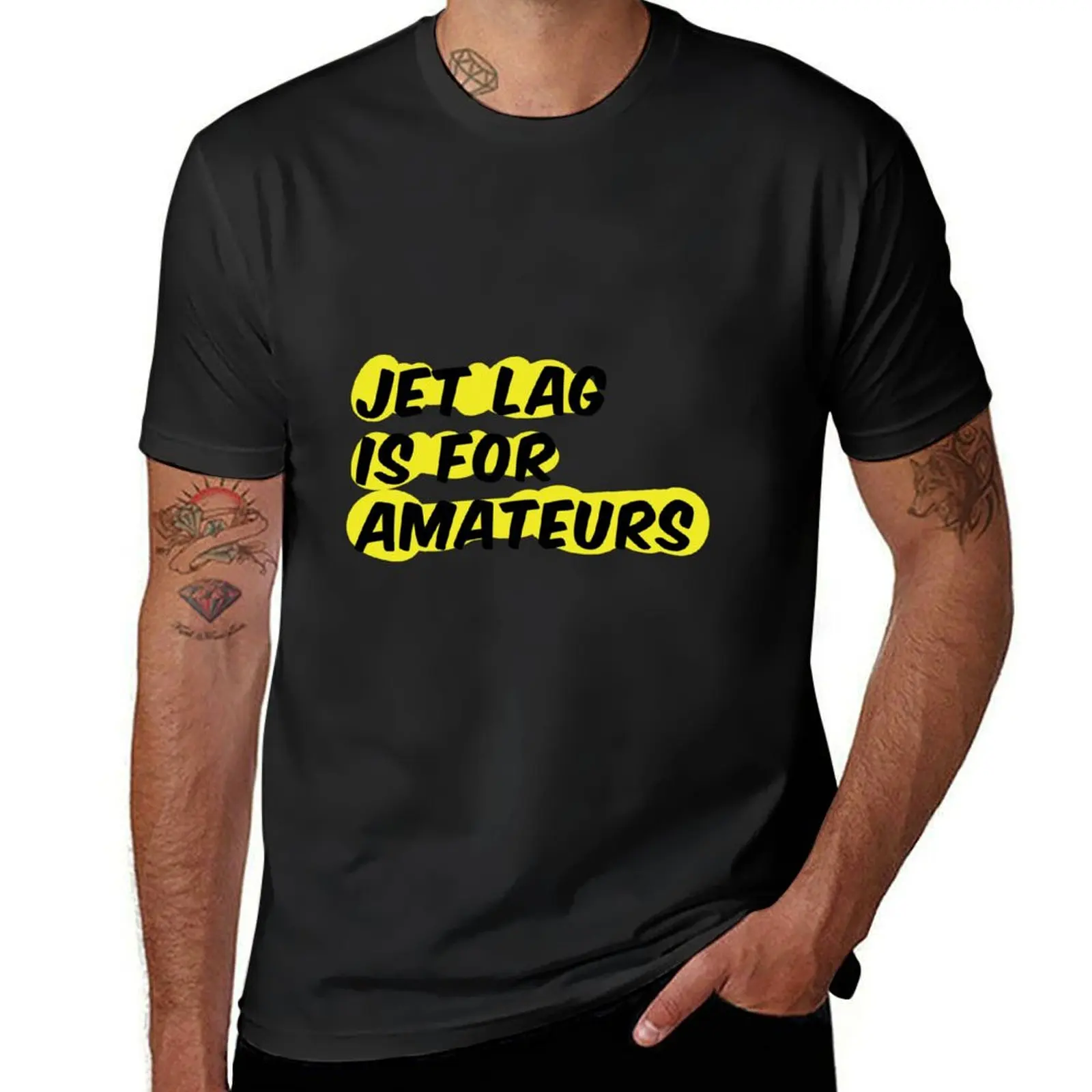 Jet Lag is for amateurs funny travel quote T-Shirt plus size tops kawaii clothes summer clothes mens graphic t-shirts pack