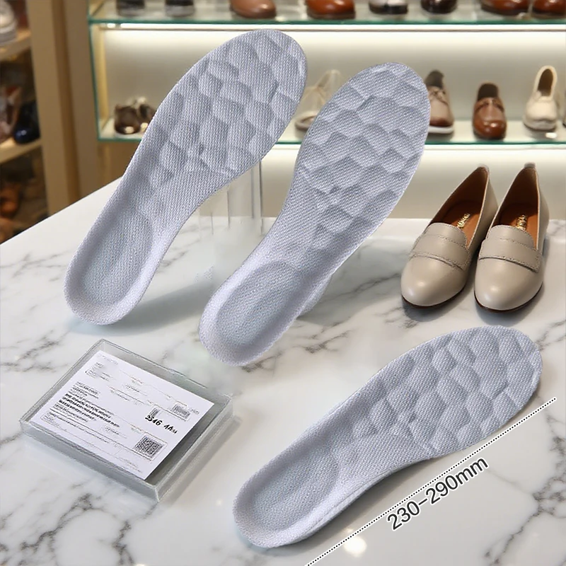 Solette sportive in lattice ad alta elasticità Supporto per arco morbido Cuscinetti per scarpe ortesi Deodorante traspirante Cuscino per assorbimento degli urti