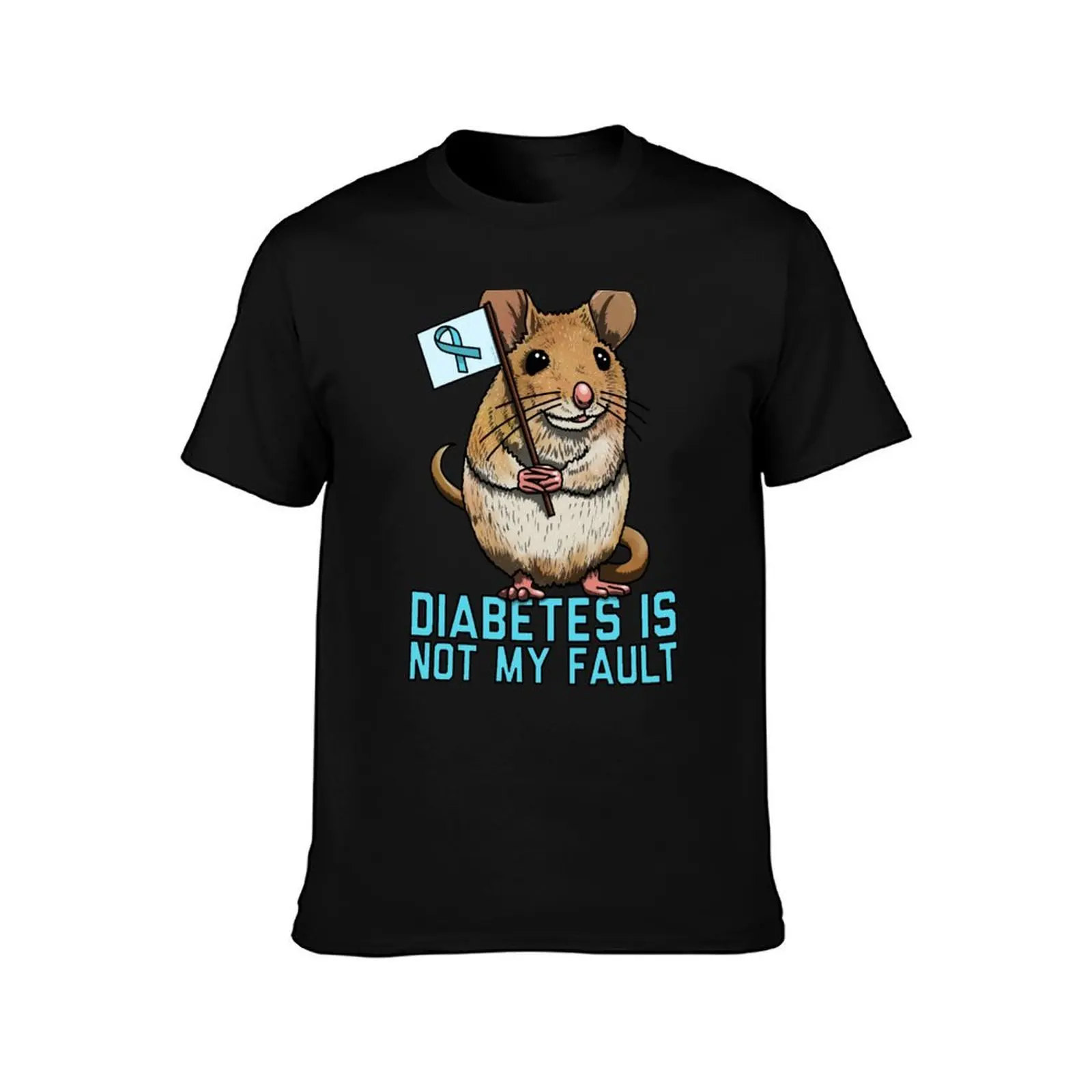 Diabetes Is Not My Fault T-Shirt Big and Tall Short Sleeve Tee T-Shirt