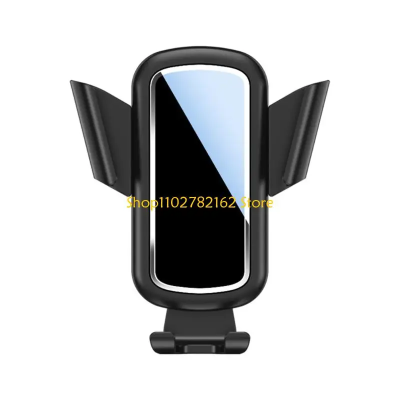 

547B Car Vent Smartphone Mount Adjustable Clamp Mechanism Universal Fit 4 7 Inch Phones Anti Slip Silicone Base Compact Design