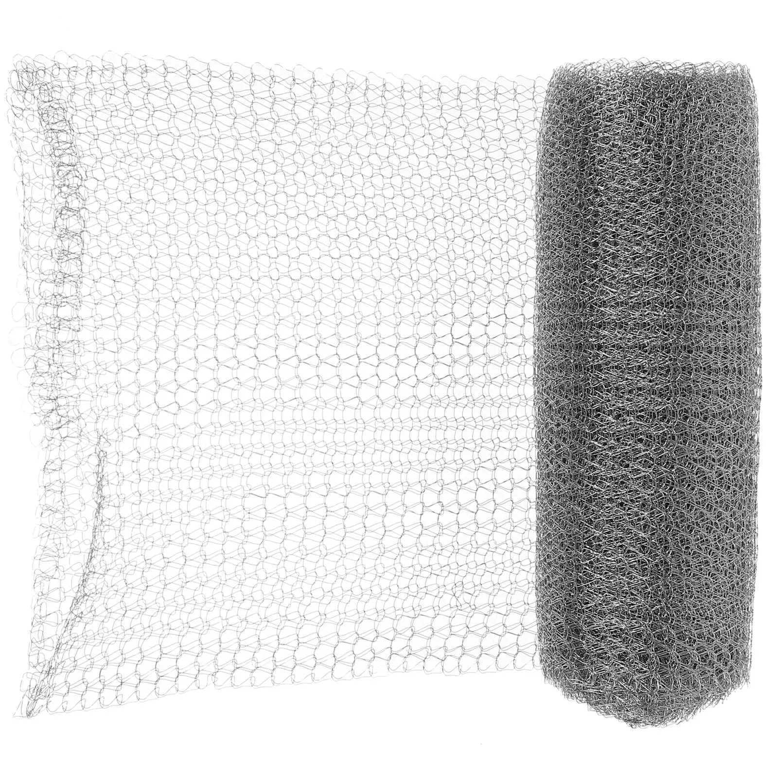1 Roll Stainless Steel Wire Mesh Hole Filler Rodent Hole Blocker Mouse Control Wire Mesh Roll for DIY Garden Yard Use