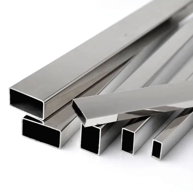 304 stainless steel small square tubing Rectangular bracket tube pipe Good weldability Customizable length 4x6 5x10x12 20x25x30
