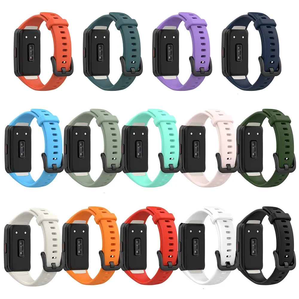 Silicone Wrist Strap For Huawei Band 6 Smart Bracelet Wristband For Honor Band 6/Honor Band 7