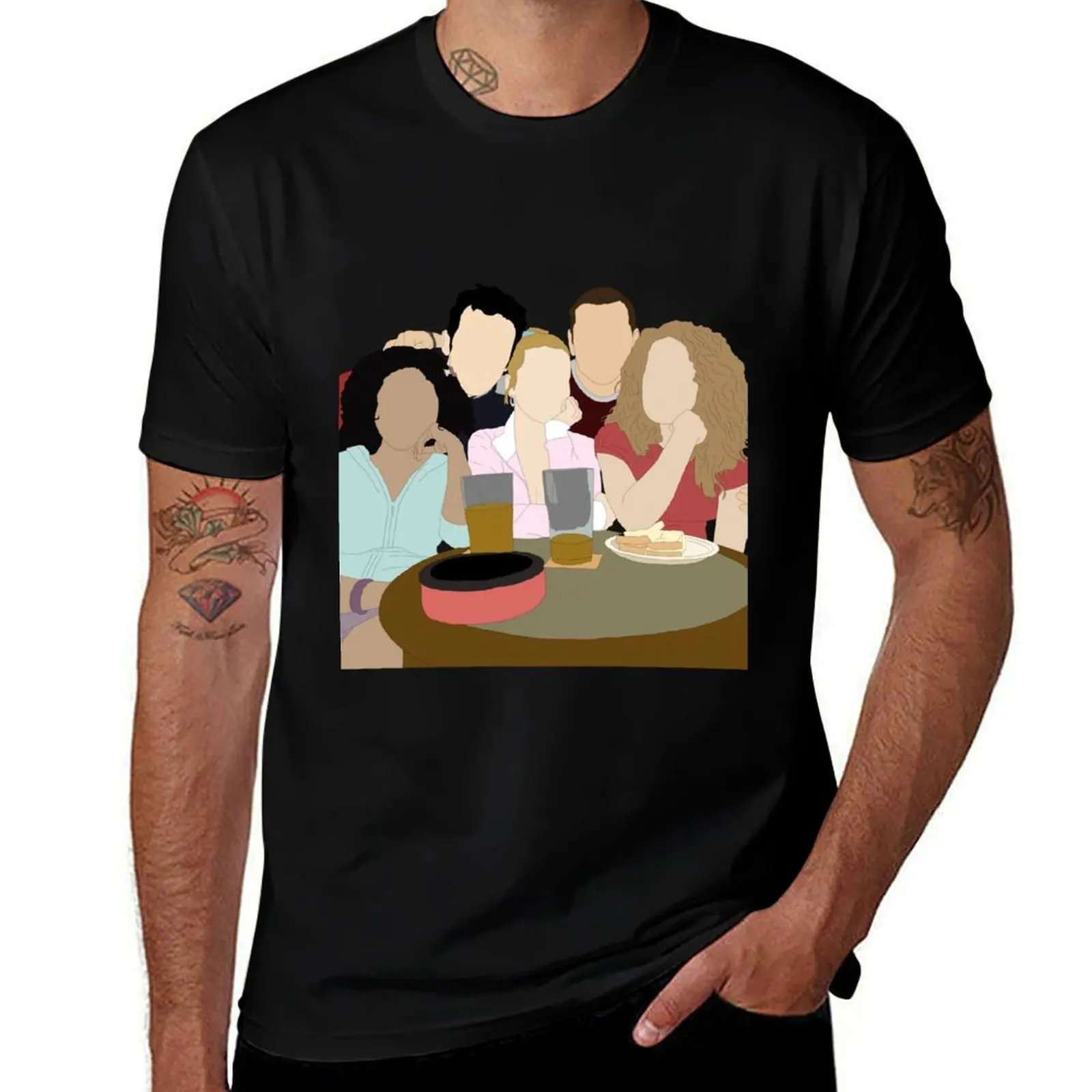 Two Pints of Lager and a Packet of Crisps T-Shirt Lightweight Gym Training T-Shirt