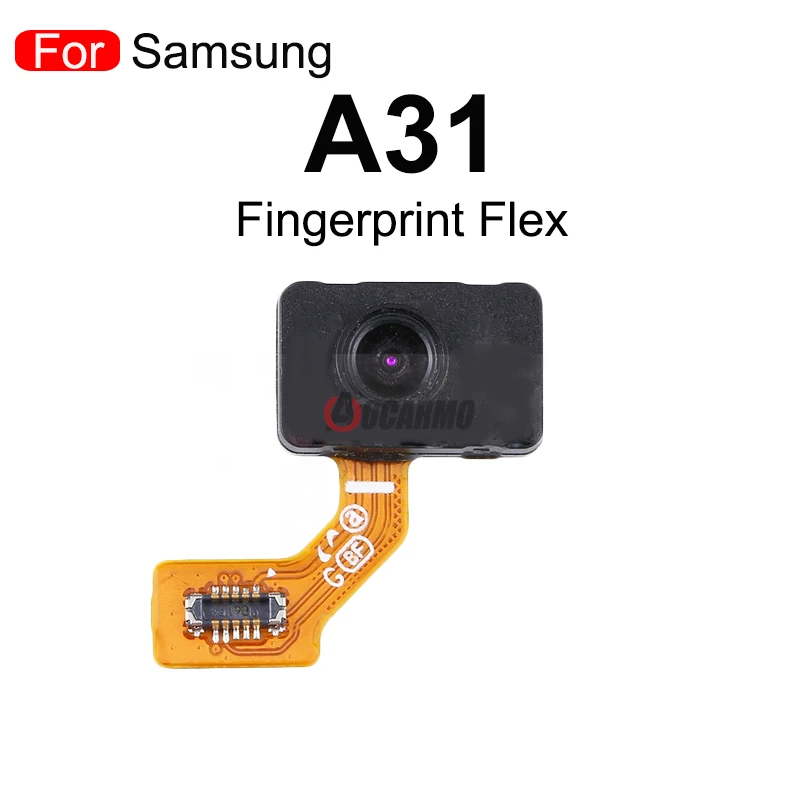 For Samsung GALAXY A90 A51 A70S A31 A30s A41 A71 Under Screen Touch ID Home Button Fingerprint Sensor Flex Cable Replacement