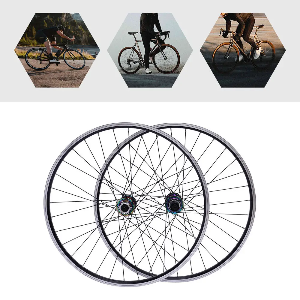 Mountain Bike Front and Rear Wheelset Rim Disc Brake Wheels for 7/8/9/10/11-Speed Cassette