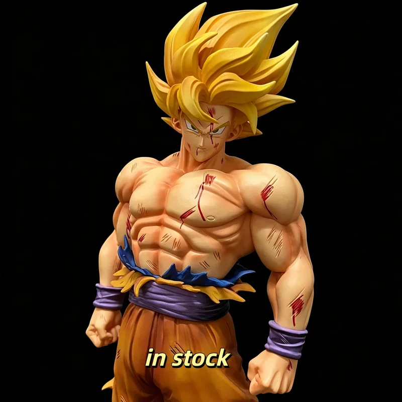 Nueva Figura de Goku Ultra Instinto de Dragon Ball, Artículo de Colección de Anime, Decoración de Escritorio, Modelo de Personaje de Moda, Regalos