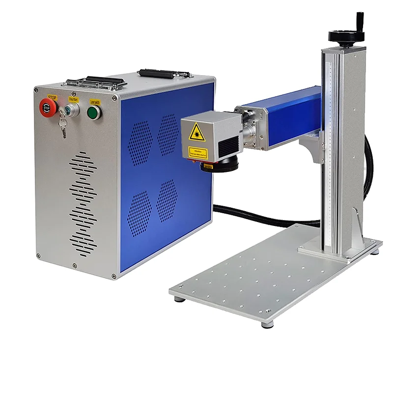 CE Supported Fiber Engraving Machine, for Acrylic Leather with JPT Source