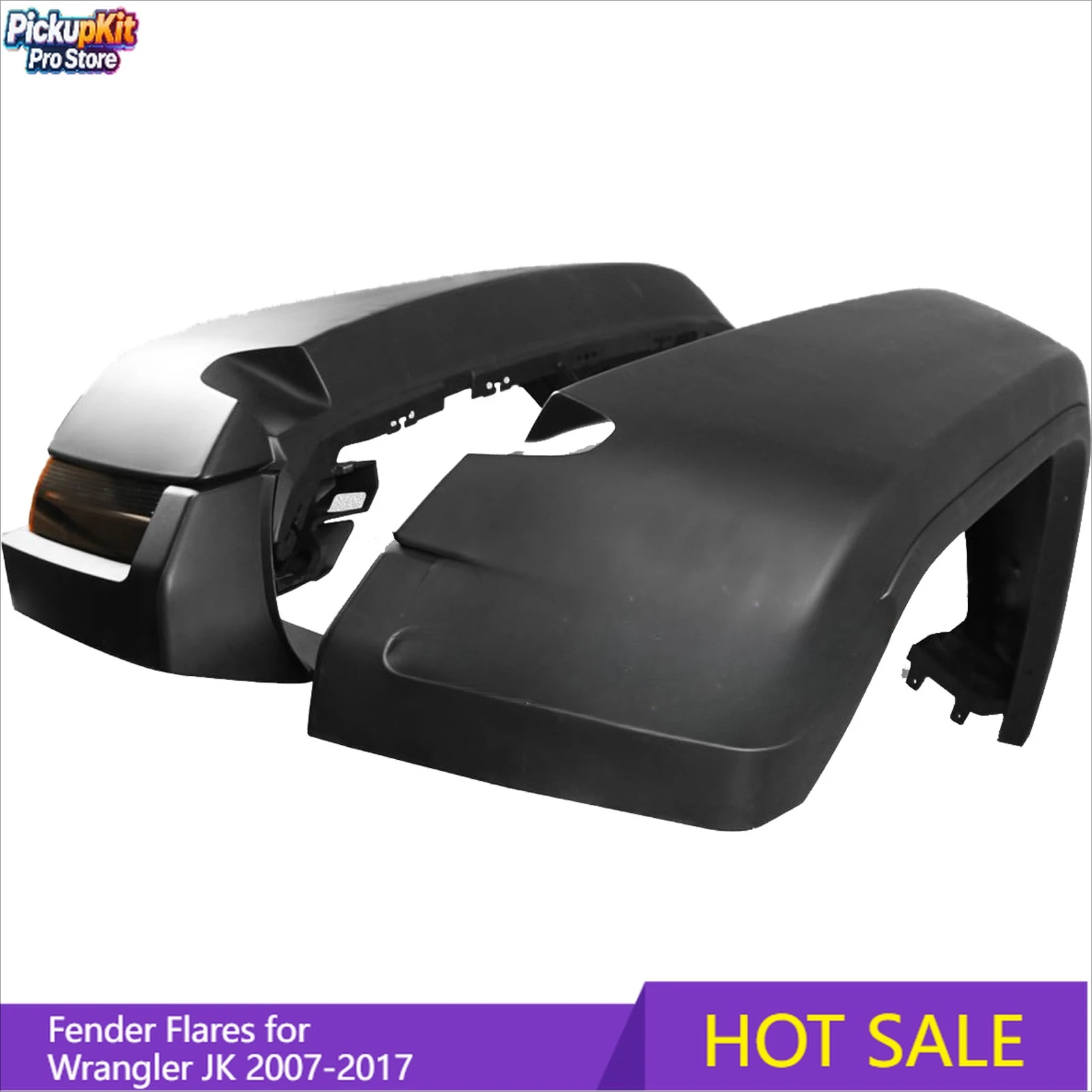 

Heavy Duty Offroad Fender Flares for Wrangler JK 2007-2017