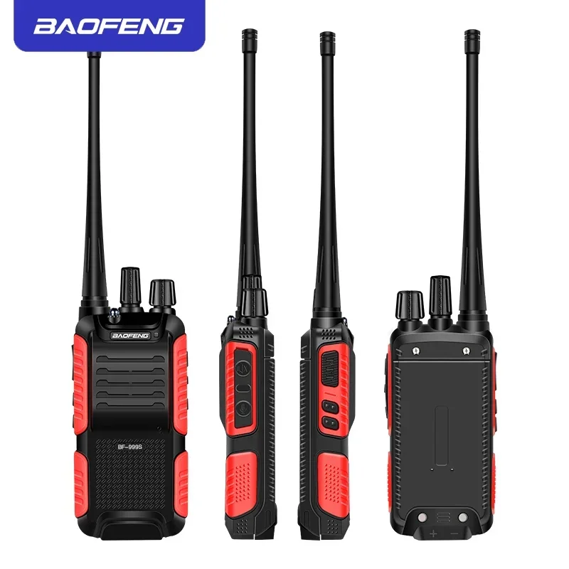 2 Stück Baofeng 5W Transceiver Intercom BF-999S Zwei-Wege-Radio 8W/4800mAh CB FM Serve