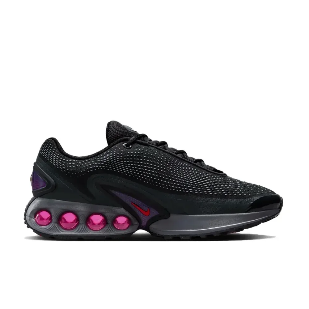 Nike Black Purple colorway Air Max Dn men's comfortable fashion Low top casual running shoes Shock absorption anti slip sneakers