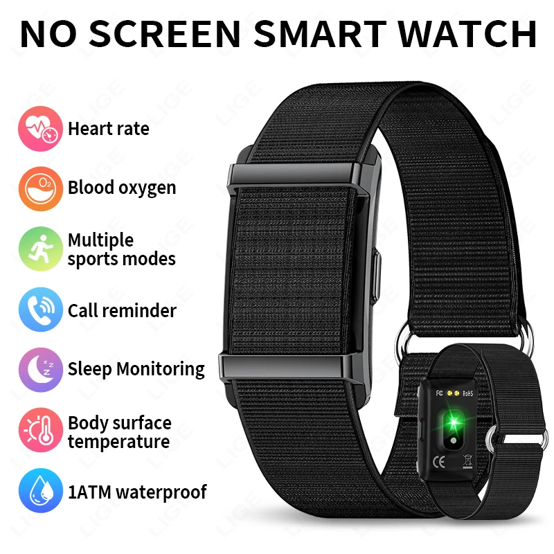

Smart Watch Bracelet Activity Fitness Tracker Band Sleep Heart Rate Stress Health Monitor Sport Smart Wristband for Android iOS