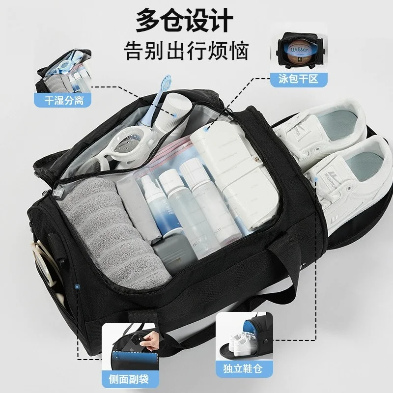 Dry Wet Separation Swim Bag Waterproof Storage Pack for Men Swimming Fitness Training Beach Pool Sports Gear