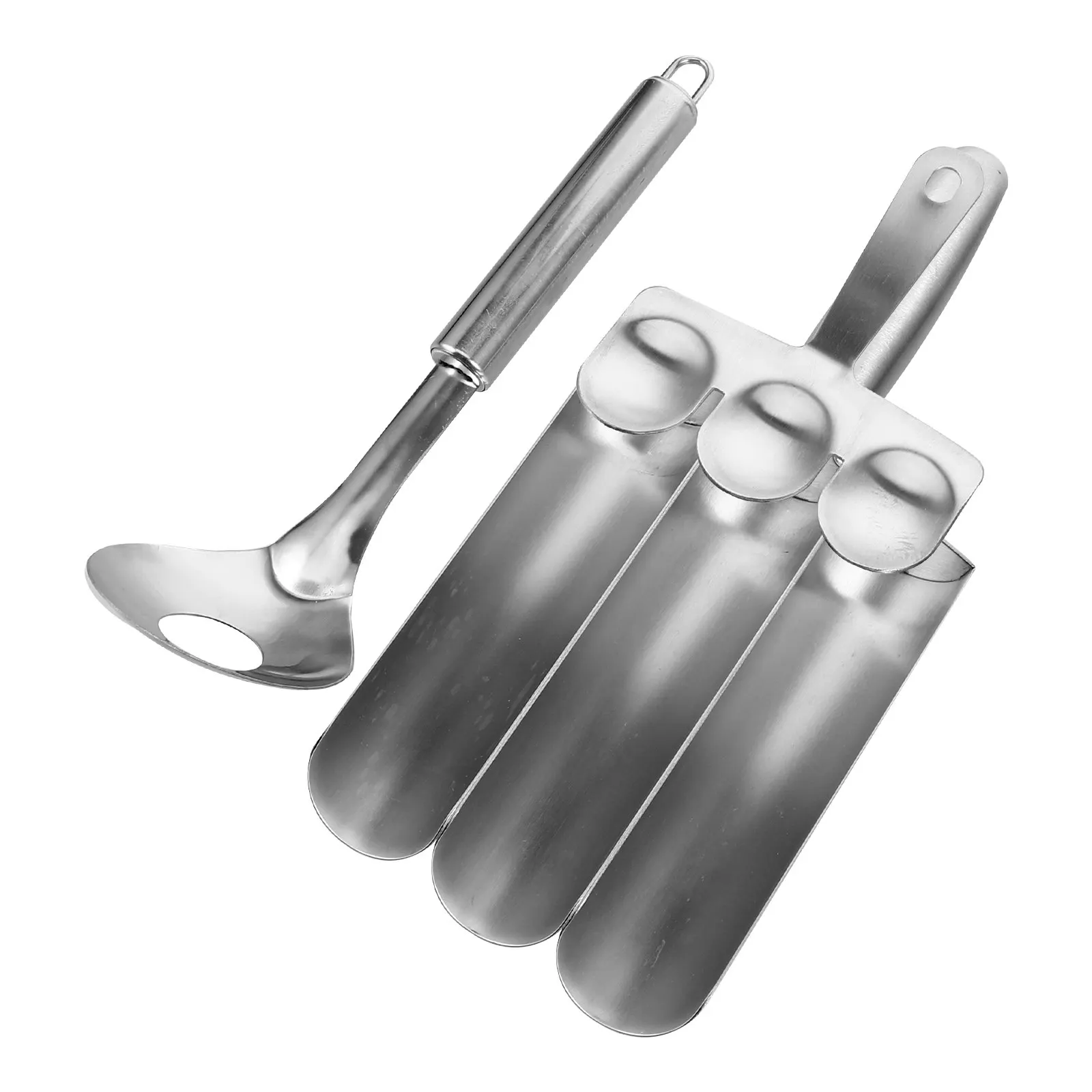 1Set Meatball Maker Tool Stainless Steel Shrimp Ball Mold Kitchen Gadget for Meat Fish Rice Cake Ball Making Non-Stick Shaping