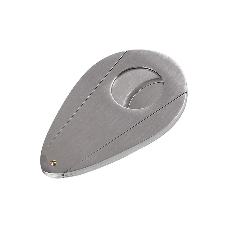 Portable Metal Cigar Cutter Thickened Double Blades Stainless Steel Cigar Clipper Cutting Tool Smoking Accessories