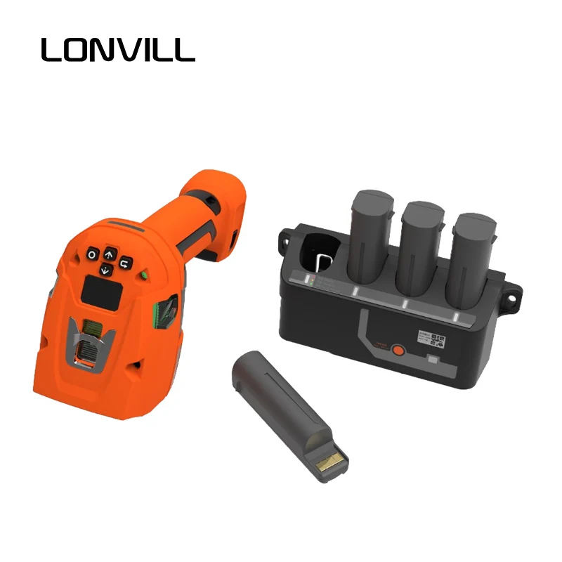LONVILL Scanner de código de barras portátil Leitor DM industrial Ethernet Profinet TCP Modbus Leitores DPM Escáner sem fio com fio robusto