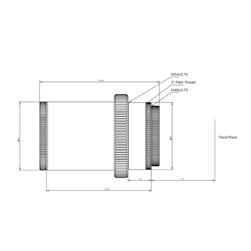 Sharpstar-Full Frame Reducer and Flattening for Telescope, 0.75x Reducer, 61Edphiii