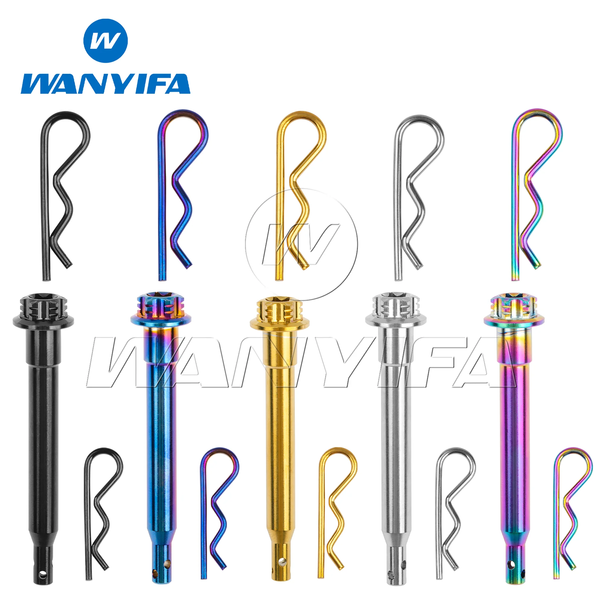 

Wanyifa Brembo Specific Titanium Brake Caliper Fastener Kit Pad Retention Screws for Motorcycle Front/Rear Disc Brakes 1pcs