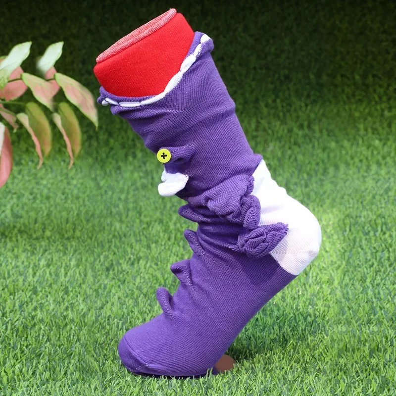 Halloween Kerstsokken Cadeau Haai Vis Kameleon Krokodil Gebreid Schattig Unisex Nieuwigheid Winter Warme Vloersok voor Heren Dames