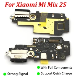 NEW Tested Quck Charge Charging Port For Xiaomi Mi Mix 2S Mix2s Charging Board USB Dock PCB FLex Cable Mic Microphone Board