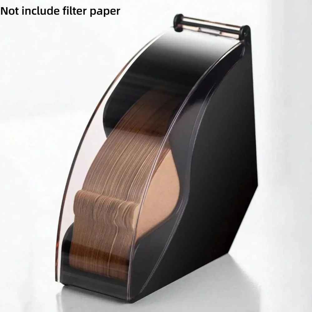 

Coffee Filter Holder for V Shape and Cone Shape Coffee Paper Storage Container for Organizer and Coffee Station Accessories
