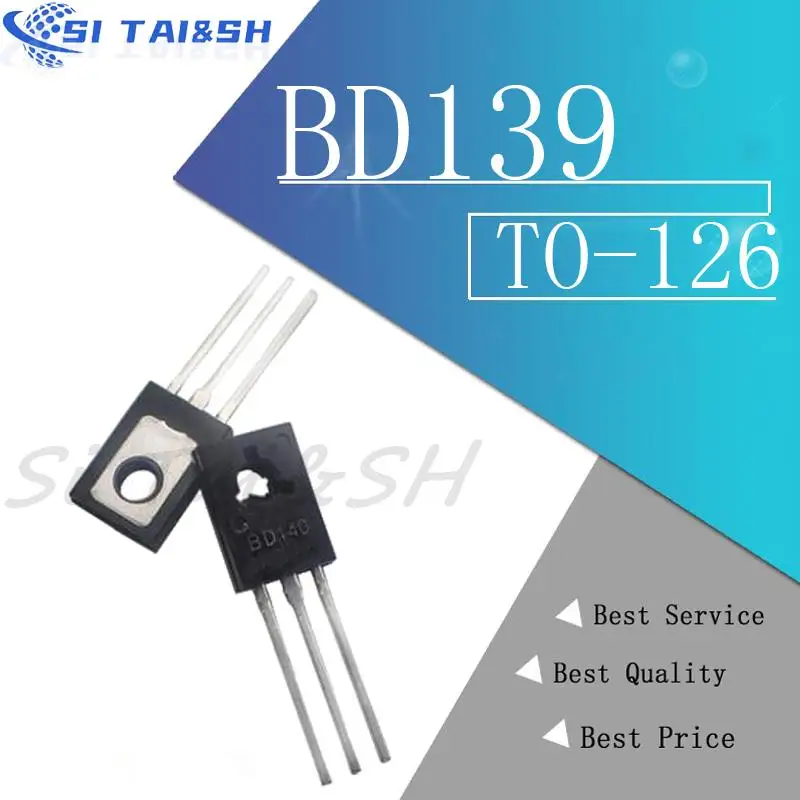 10 Paar 20 Stück BD139 BD140 (10 Stück BD139 + 10 Stück BD140) TO126 TO-126 neuer Spannungsregler-IC