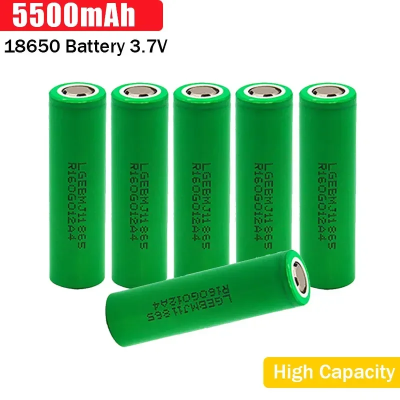 2024New Bestselling Rechargable 18650 5500mAh 100% Original 25A Discharge INR18650 35E 1-100PCS 3.7V Li-Ion Oplaadbare Battery