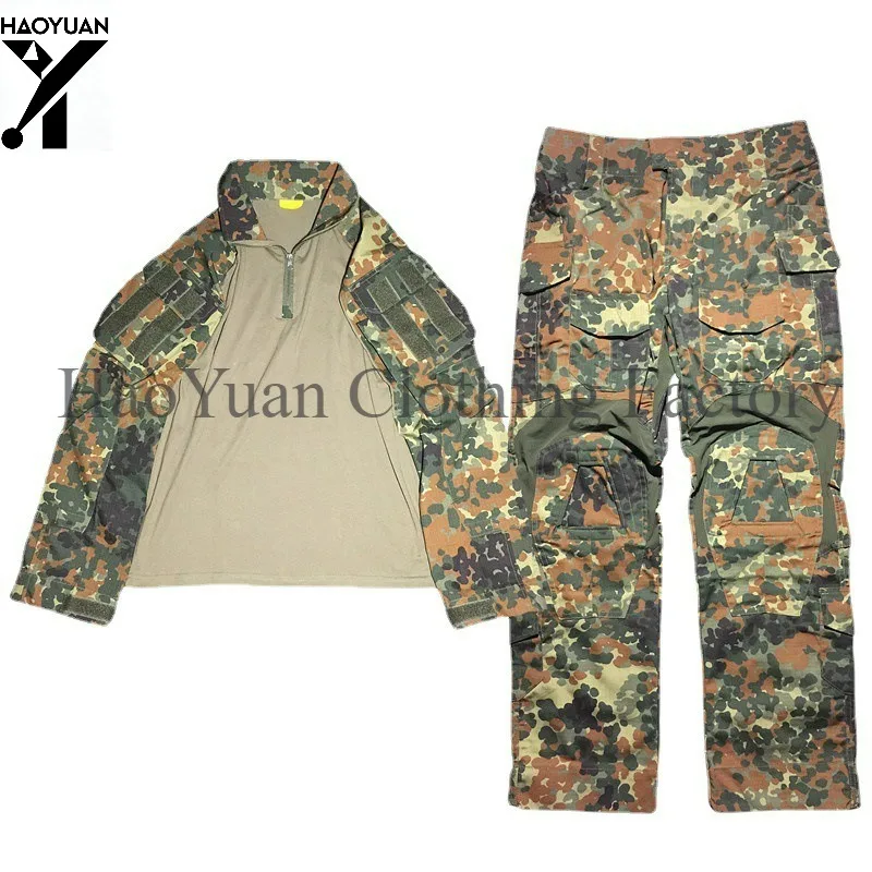 G3 Men's Tactical Pants Wear Resistant Outdoor Hiking Training Travel Camping Mountaineering Men's Camouflage Robe Frog Robe
