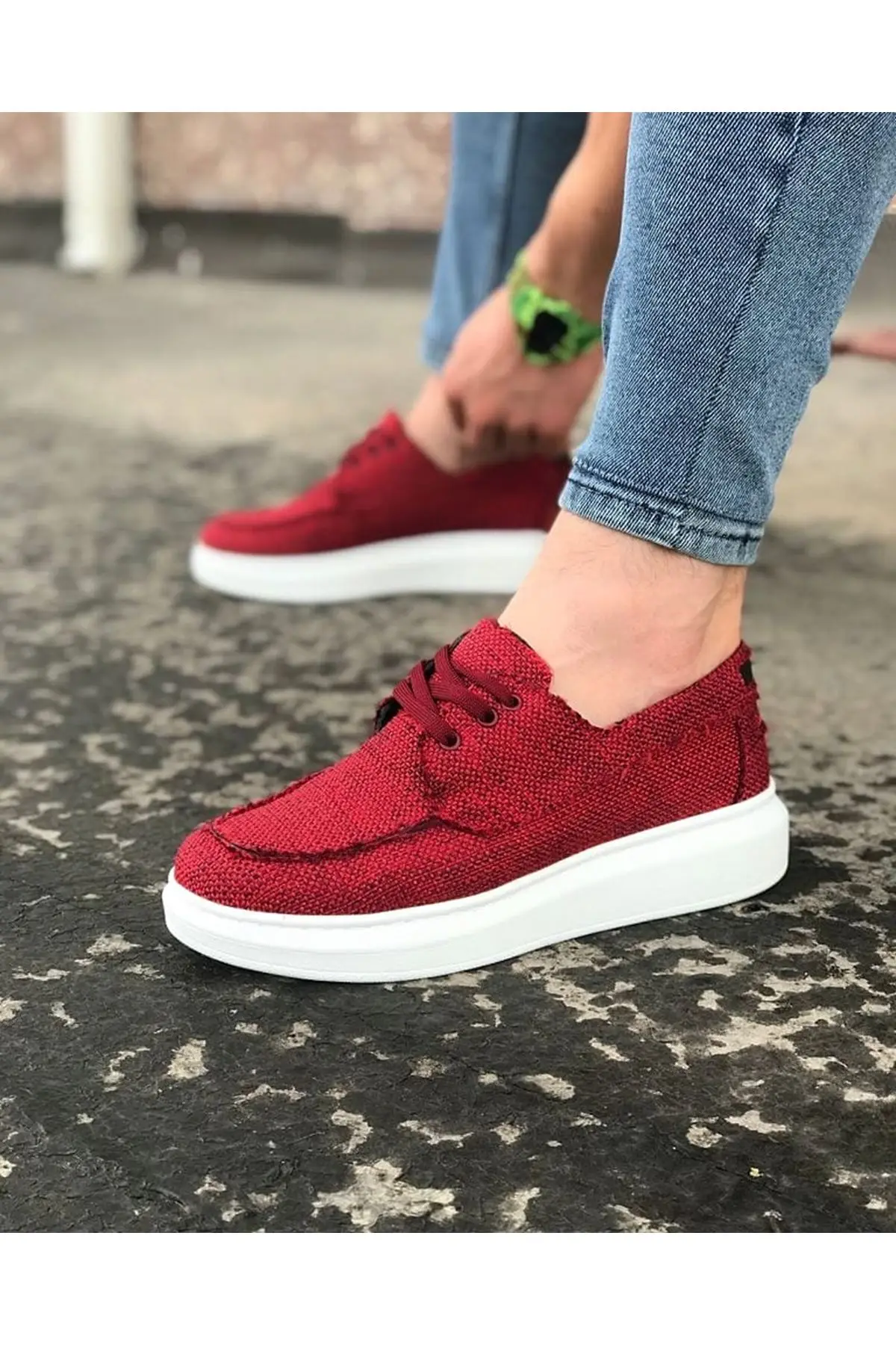 

WG503 Burgundy men's Sneakers