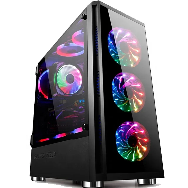 Aotesier PC Game Desktop semua di komputer core i7 i9 Gtx 8g 1tg desain kantor Game Pc Desktop komputer Gaming