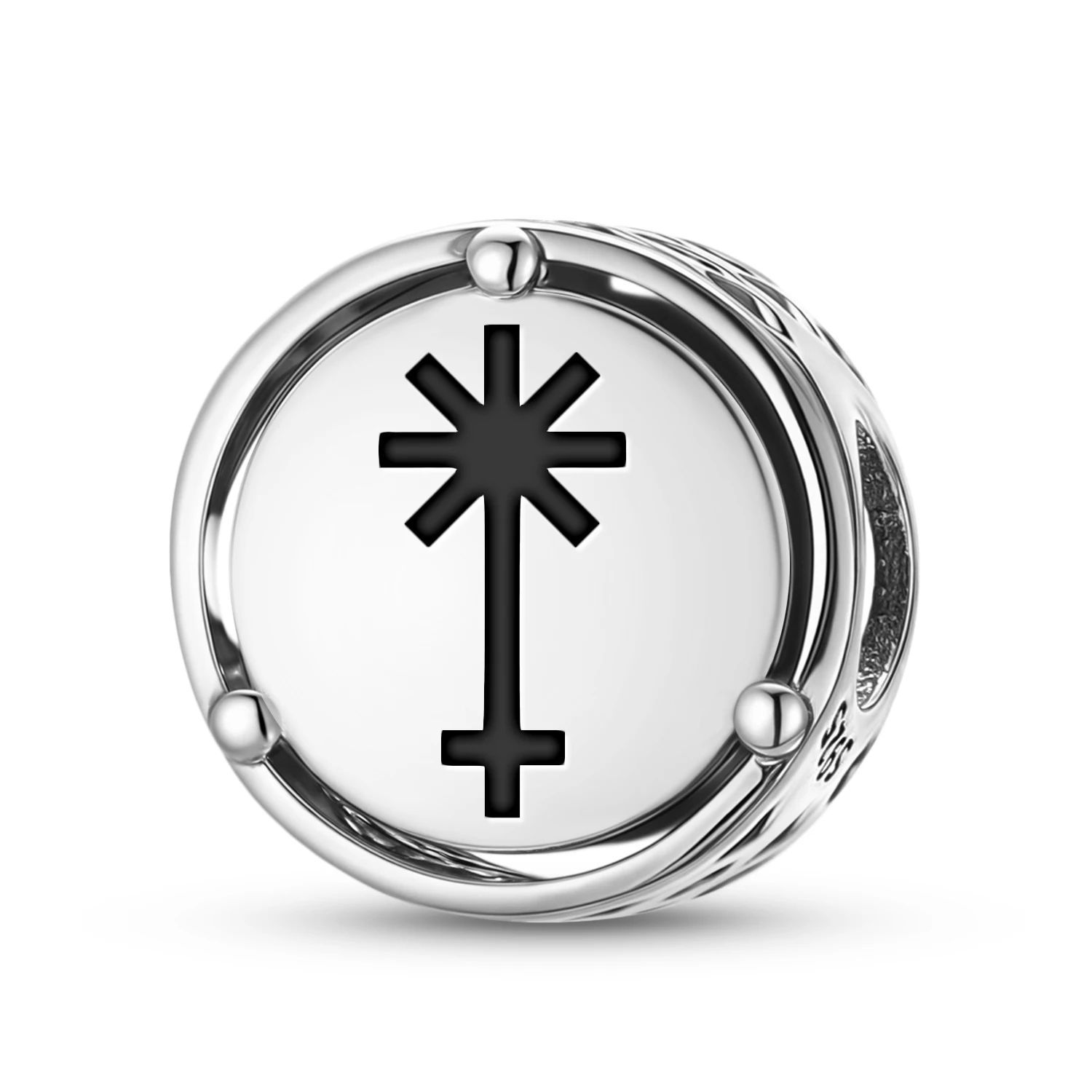 

Астрология Юнона, стерлинговое серебро 925, символ, подвеска, подходит для оригинального браслета, ювелирные изделия своими руками, аксессуары, семейная бусина