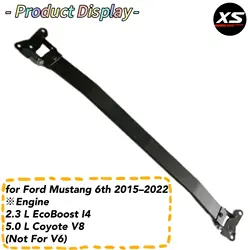 Front Upper Strut Brace For Mustang MK6 2015-2022 Tie Bar Suspension Arm Engine Shock Stabilizer STB Anti Sway Anti Roll