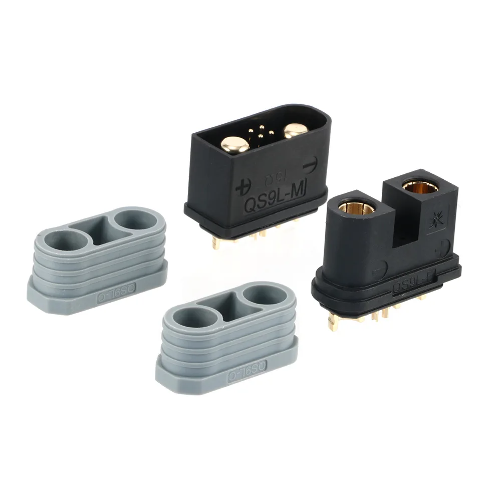 QS9L Series Male and Female Anti-spark Power Plug Drone Lithium Battery Power Connector High Current Communication Interface
