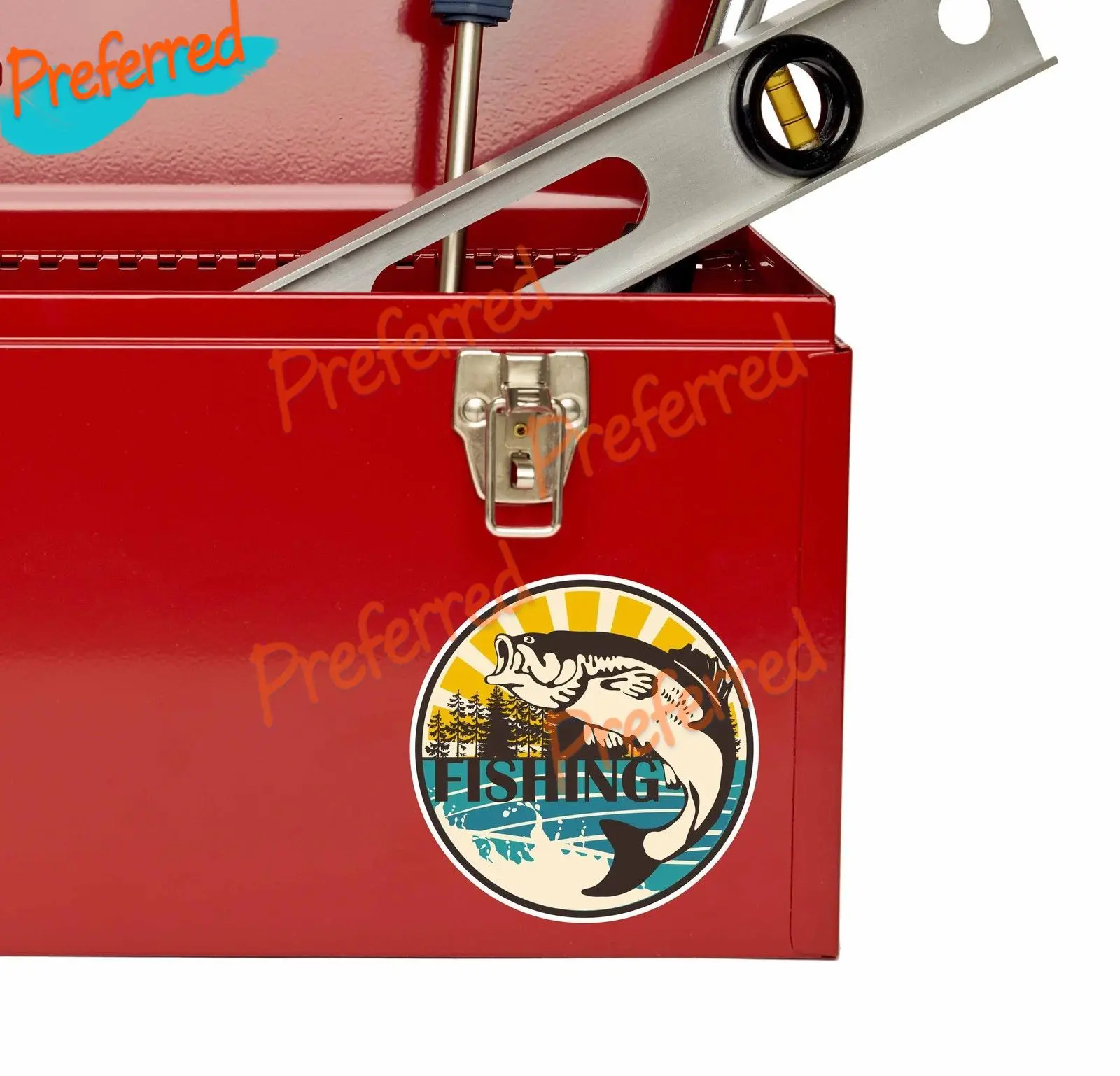 High-quality Sticker Decal for Fishing Tackle Box Lure Fishing Boat Truck Toolbox Surf Camper