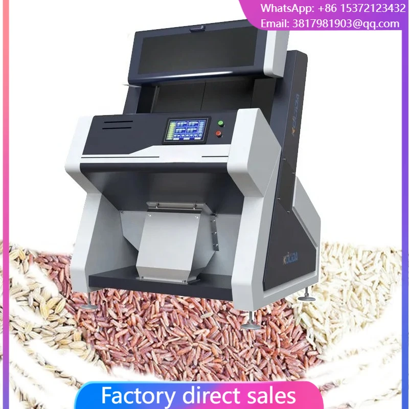 Rice Grain Sorter Optical CCD Colour Sorter Rice Color Sorting Machine Rice Mini Color Sorter