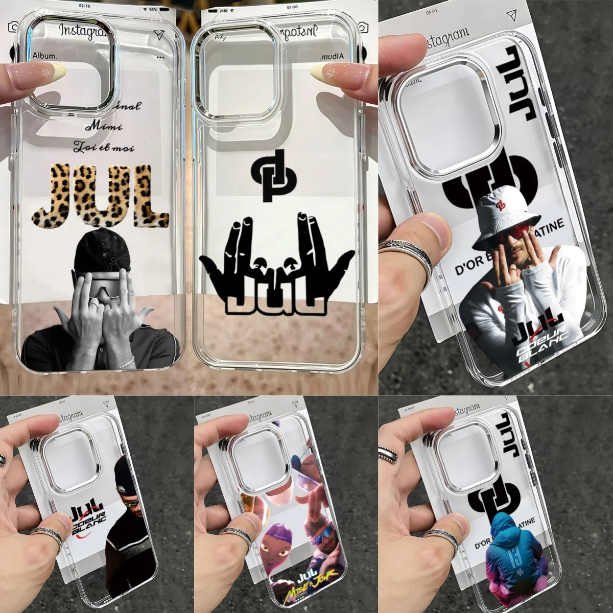 NEW JuL C'est Pas Des Lol Phone Case for Samsung Galaxy S26 S25 S24 S23 Note20 FE Ultra Edge Plus 5G Transparent Soft Cover