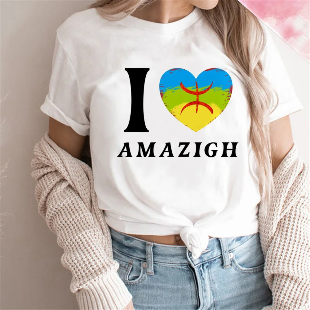 Amazigh t-shirt donna graphic streetwear summer Tee donna harajuku abbigliamento anime giapponese