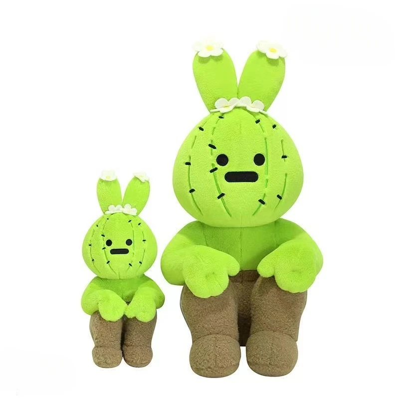 Cactus Rabbit Plush Toy Doll, Creative Ornaments, Cartoon Cute Decorations, Birthday Gifts, Soft and Comfortable,Creative Pillow