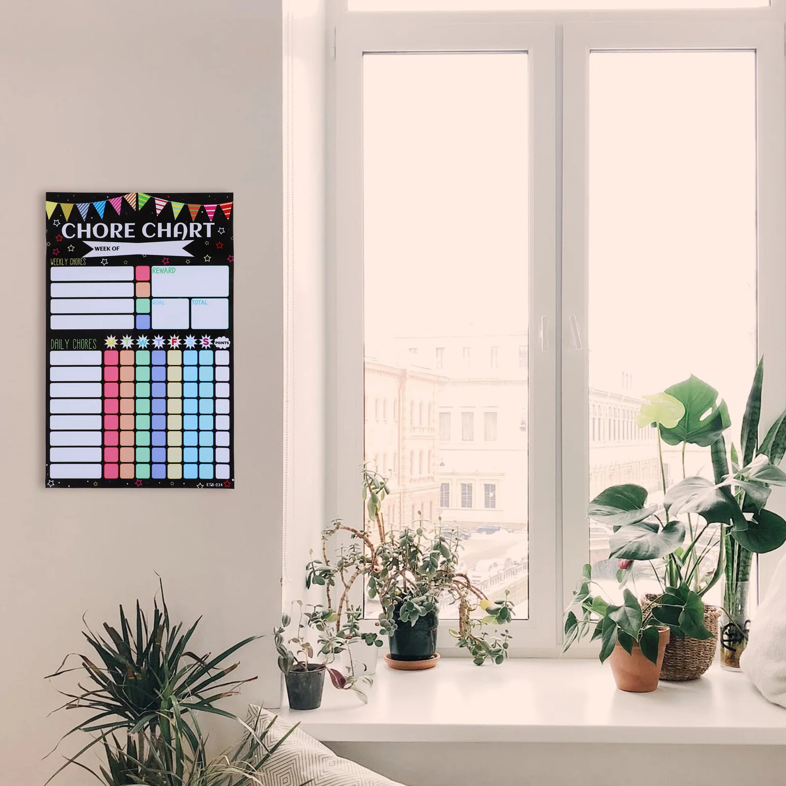 

Magnetic Self-Discipline Chart For Creative Chore Planner Sticker Behavior Tracker Home School Organization Tool